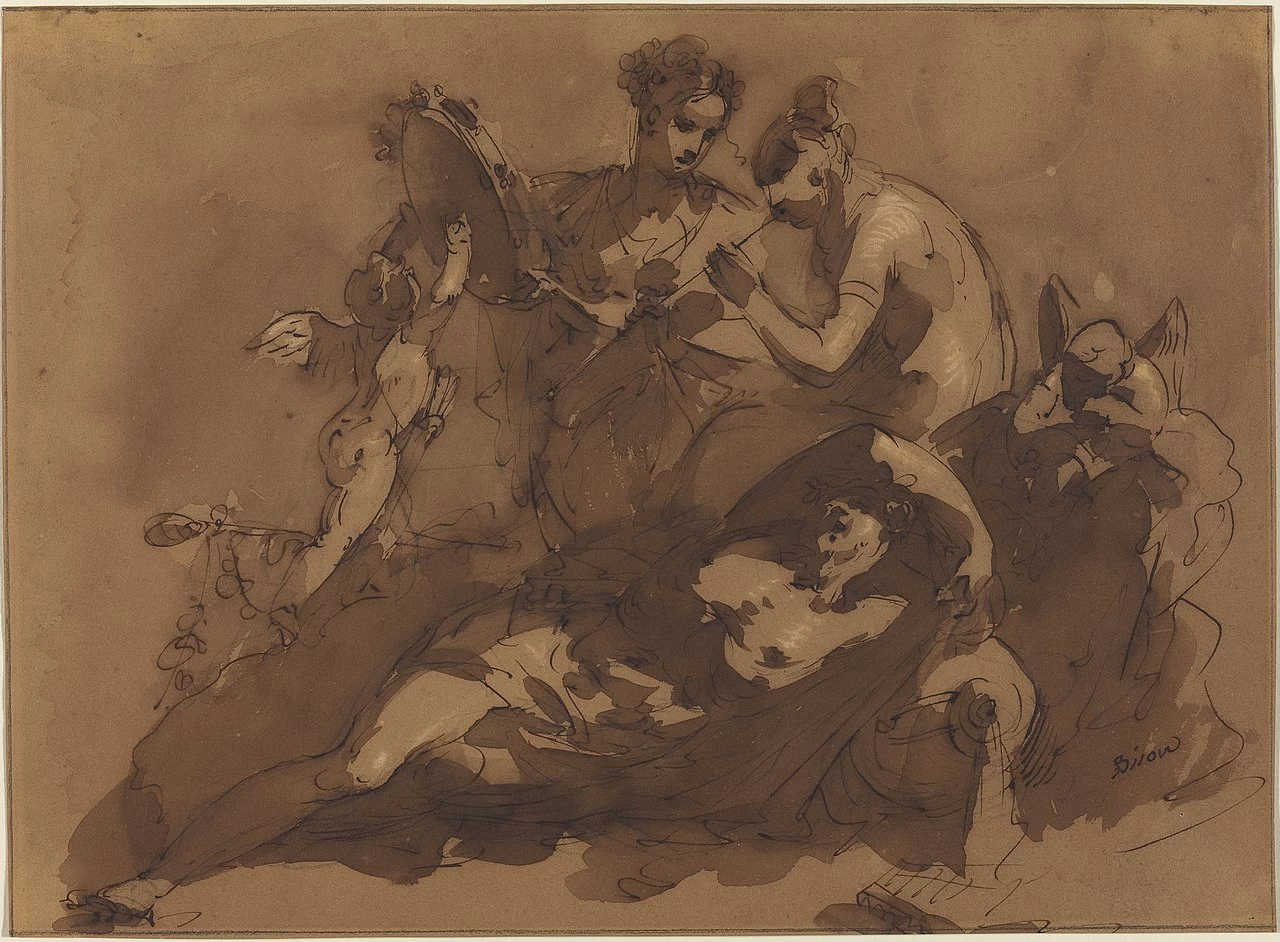 Una scena mitologica con divinità marine - National Gallery of Art, Washington DC